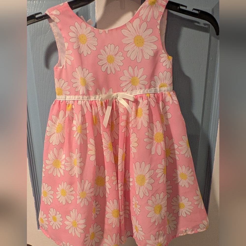 Pink Daisy Kids Dress